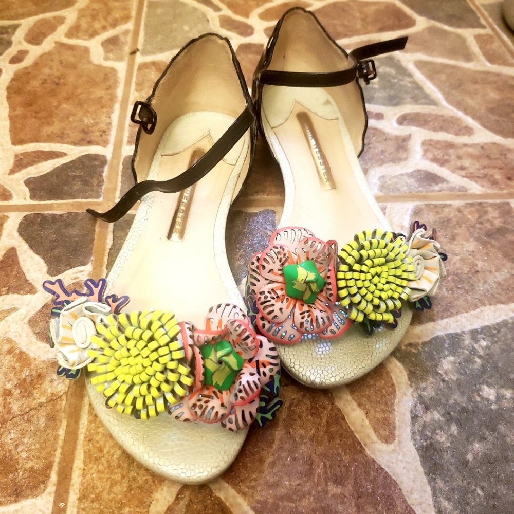 SOPHIA WEBSTER Lilico Underwater floral sandals
